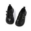 Zapatos de cuero para niñas, zapatos de princesa, primavera 2025, nuevos zapatos para niños, zapatos negros para niñas pequeñas, mocasines de estilo británico.