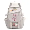 Mochila de mercancía del anime Magical Girl Madoka Magica Kuubi, con Madoka Kaname y Akemi Homura, una mochila escolar estilo 2D para niñas