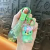 Chaveiro Criativo de Boneco de Feijão de Açúcar com Óleo de Desenho Animado Fofo Pingente para Mochila de Estudante com Areia Movediça Pequeno Presente para Casal Venda por Atacado