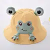 Gorro para Bebé 2023 Primavera y Otoño Sombrero de Pescador Rana para Niños Sombrero de Cubo Delgado Sombrero Lindo con Protección Solar para Niños
