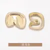 Metal Decorativo con Pequeña Muesca de Forma Especial Botones Pequeños Estilo Chanel para Abrigo Ropa Gabardina Suéter Tejido