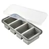 Lonchera de Silicona Compartimentada de Venta Caliente Transfronteriza, Caja para Congelador de Alimentos, Caja de Almacenamiento, Lonchera Fresca con Tapa, Molde para Almacenamiento de Alimentos