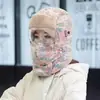 Sombrero Lei Feng de Invierno para Mujer 2024 Protección para los Oídos para Exteriores con Forro Polar Engrosado Cálido Artefacto Ciclismo Sombrero de Algodón Cubre Cara Máscara