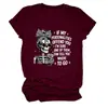 Si Mis Personalidades Amazon Ebay Sitio Independiente Camiseta de Manga Corta con Cuello Redondo de Moda y Única para Mujer