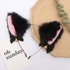 Novo pelúcia sino gato headband cocar para venda bonito gato forma menina coração hairpin acessórios de cabelo por atacado