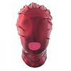Diversión para adultos fábrica spot mayoreo SM acondicionamiento productos sexuales cuero charol negro Dew boca restricción casco accesorios de actuación