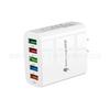 Cargador multipuerto de 48W 5USB 5v2.4a 12w enchufe adaptador de corriente cabezal de carga para teléfono móvil europeo y americano británico