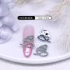 Joyería para Uñas Estilo Retro Aleación Croheart Metal Mariposa Accesorios para Uñas Cruz Uso Armadura Decoración Colgante