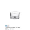 Taza de Vidrio para Velas de Fábrica Portavelas de Aromaterapia Taza para Dormitorio DIY Casero Vaso Vacío de Vidrio para Aromaterapia con Tapa Taza para Fragancia