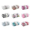 Alfinetes Coloridos Perolados em Caixa Plástica, 100 Peças, Alfinetes de Posicionamento para Costura Manual, Design de Roupas DIY, Fixação de Alfinetes de Segurança