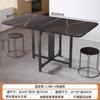 Mesa de jantar dobrável casa pequeno apartamento multi-funcional mesa dobrável retangular móvel mesa de jantar mesa de jantar simples