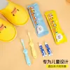 Cepillo de Dientes Desechable Infantil de Hotel con Cerdas Suaves y Pasta de Dientes Set de Artículos de Tocador, Pantuflas Desechables para Niños en Habitaciones de Huéspedes