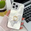 Capa de Celular com Furo Fino Galvanizado e Argola IMD Adequada para Apple 16Promax Película da Lente 15 Pena 14 Pregas 13