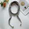 Bufanda Delgada Hueca de Capas Únicas Estilo Coreano 2026 Nuevo Estilo Harajuku Chica Picante Bufanda Larga de Punto para el Cuello