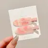 Pinzas para el Cabello Dopamina Lindas de Primavera y Verano, Pinzas Laterales Exquisitas y de Alta Gama, Pinzas de Pato, Pasadores Lisos, Pinzas para Flequillo, Accesorios para el Cabello