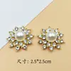 Grande coleção de acessórios de cabelo para cabeça feitos à mão, presilha de cabelo, material DIY, strass, pérola, fivela de flor, acessórios de joia em liga