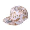 Boné de beisebol de aba reta estampado novo transfronteiriço moda tendência hip hop personalizado proteção solar chapéu de sol versátil com aba