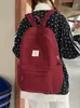 Nueva Mochila Escolar Simple Estilo Coreano para Estudiantes Hombres y Mujeres, Bolso Casual de Algodón Estilo Coreano, Mochila, Mochila de Nicho para Viajes y Trayectos