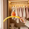 Colgador de Ropa de Muñeca de Calabaza Lindo para Balcón Uso en Casa, Colgador Cartoon Engrosado Antideslizante para Dormitorio de Estudiante