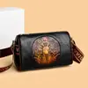 Bolsa de ombro feminina transfronteiriça estilo nacional literário tendência da moda bolsa de mão simples de alta qualidade versátil bolsa transversal de temperamento