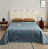 Sábana de cama de algodón puro grueso de color liso simple para otoño e invierno, pieza única, colcha cálida para dormitorio de otoño e invierno, cama individual doble, algodón