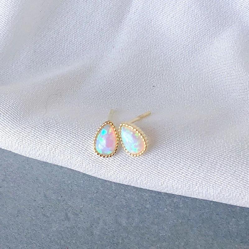 925-Sterling-Silver-Opal-Stud-