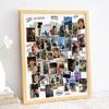 Photo Frame casal impressão de fotos diy quebra-cabeça personalizado feito à mão álbum comemorativo Polaroid aniversário presente Dia dos Namorados