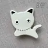 Pinza para el Cabello de Gato con Perlas Estilo Coreano, Pinza Lateral Exquisita y de Alta Gama para Flequillo, Accesorio para el Cabello Dulce y Lindo