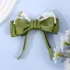 Lazo de Cinta Personalizado Ropa Accesorios para el Cabello Accesorios Flores Frescas de Verano Hecho a Mano DIY Estilo Coreano Accesorios de Lazo