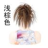 Presilha de garra para ninho de galinha anel de cabelo anel de cabelo para peruca seda de alta temperatura fosca anel de cabelo com cabeça de bola anel de cabelo para coque bolsa de cabelo anel de cabelo para cabelo cacheado