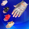 Guantes de Medio Dedo para Baile Estilo Coreano para Hombre Rendimiento Hip-Hop Club Nocturno Bar Guantes Personalizados de Medio Dedo para Motocicleta Estilo Verano