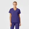 Nuevo traje de quirófano de manga corta para médicos y enfermeras, traje de quirófano unisex con cuello en V para quirófanos y clínicas dentales