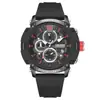 Megir Nueva Moda Tendencia Cronógrafo Multifunción para Hombre Luminoso Resistente al Agua Calendario Venta al por Mayor Reloj Deportivo para Estudiantes