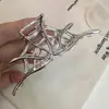 Personalidade Estilo Cool Garra de Esqueleto Presilha de Cabelo Feminina Outono Design de Nicho Senso de Estilo Penteado Presilha Tubarão Temperamento Avançado Presilha de Agarrar Tamanho Grande
