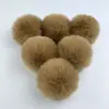 Pelota de imitación de pelo de conejo directa de fábrica para cortinas, cojines, peluches para mascotas, accesorios de bricolaje hechos a mano, decoración de zapatos y sombreros, y materiales para accesorios