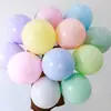 Especialmente Projetado para Balão Macaron de 10 polegadas Festa de Aniversário Feriado Decoração de Arranjo de Casamento Balão de Látex Quiosque de Balões
