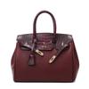 Bolso Retro Transfronterizo Europeo y Americano 2025 Nuevo Bolso de Moda de Gran Capacidad para Mujer con Bandolera Sencillo de Color Sólido