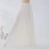 Top de Danza Clásica para Niña Cuello Redondo con Cordones Dobladillo de Botón Mangas Acampanadas Nuevo Chino Holgado Fluido Ropa de Práctica de Danza China