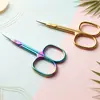 Alicate de Cutícula Importado de Aço Inoxidável Polido com Precisão Tesoura Removedora de Cutícula Profissional para Salão de Unhas