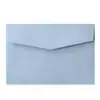 Hermosos Sobres Azules Mate de 150g para Invitaciones de Boda, Sobres Azules Rectangulares Estilo Occidental, Tarjetas de Felicitación en Stock