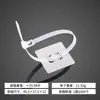 Abraçadeira de Cabo de Aço Inoxidável Sem Furo Suporte de Fio Montado na Parede Clipe de Tubo Dispositivo Anti-Tombamento para Móveis