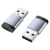 Adaptador USB 3.0 a Tipo-C hembra 3.0, unidad USB de alta velocidad 5G para computadora, audífono Tipo-C y adaptador de carga rápida