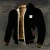 Chaqueta de Vuelo Nueva para Hombre Primavera/Otoño Chaqueta de Motociclista Cuello Alto Cremallera Chaqueta de Béisbol Chaqueta Cortavientos de Moda para Ciclismo