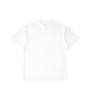 Camiseta Crew Neck Manga Curta Pesada 240g 16 Fios Estilo Novo para Homens, Ombro Caído Oversized, Mangas Três Quartos, Algodão Puro, Cor Sólida, Marca Tendência com Texto Impresso
