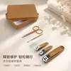 Set de Cortauñas de Acero Inoxidable Anti-Salpicaduras Tijeras para Uñas Caseras Juego Completo de Herramientas de Manicura Dropshipping