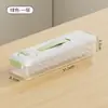 Caixa de bolinhos com fenda de PP de grau alimentício, caixa de armazenamento para porta lateral de geladeira e freezer, caixa de armazenamento selada separadora de espaço estreito
