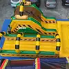 Resbaladilla Inflable Grande para Exteriores, Resbaladilla Engrosada y Resistente al Desgaste para Parque Infantil, Equipo de Diversión Plegable Portátil
