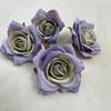 Flor artificial cabeça de rosa flor cabeça de rosa falsa pequena venda quente transfronteiriça material para corsage falso feito à mão cabeça de rosa flor de seda