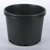 Vaso Galão Preto, Vaso Macio com Abas Laterais Espessadas, Vaso de Flores de Plástico, Vaso Galão Curto e Largo, Vaso para Plantas de Varanda, Vaso para Mudas de Rabanete Verde