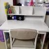 Escritorio Simple de Madera Maciza, Escritorio de Oficina, Mesa de Estudio, Silla de Estudio de Estilo Nórdico Moderno, Juego de Mesa y Silla para Estudiar Infantil